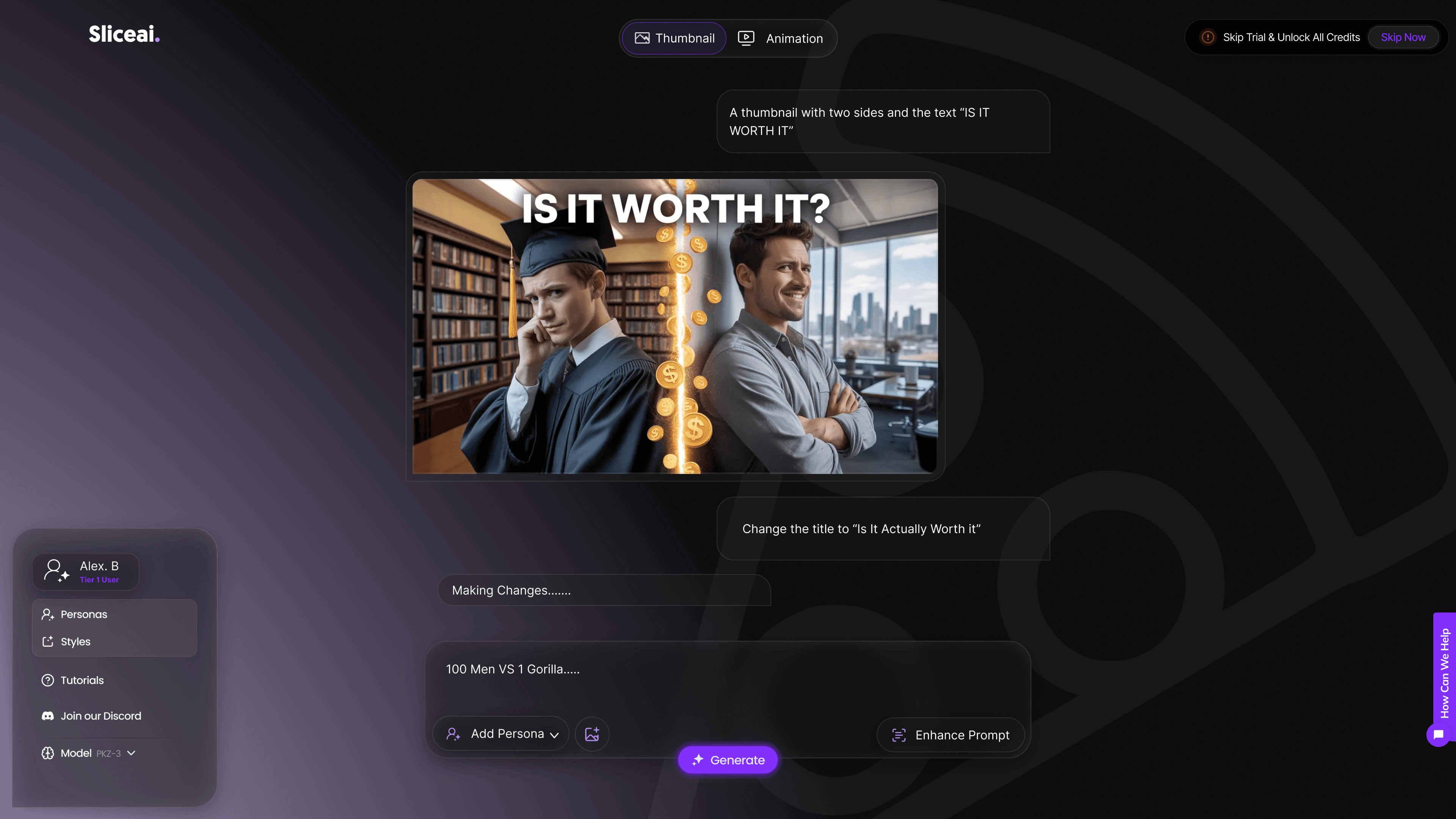 AI generated thumbnail
